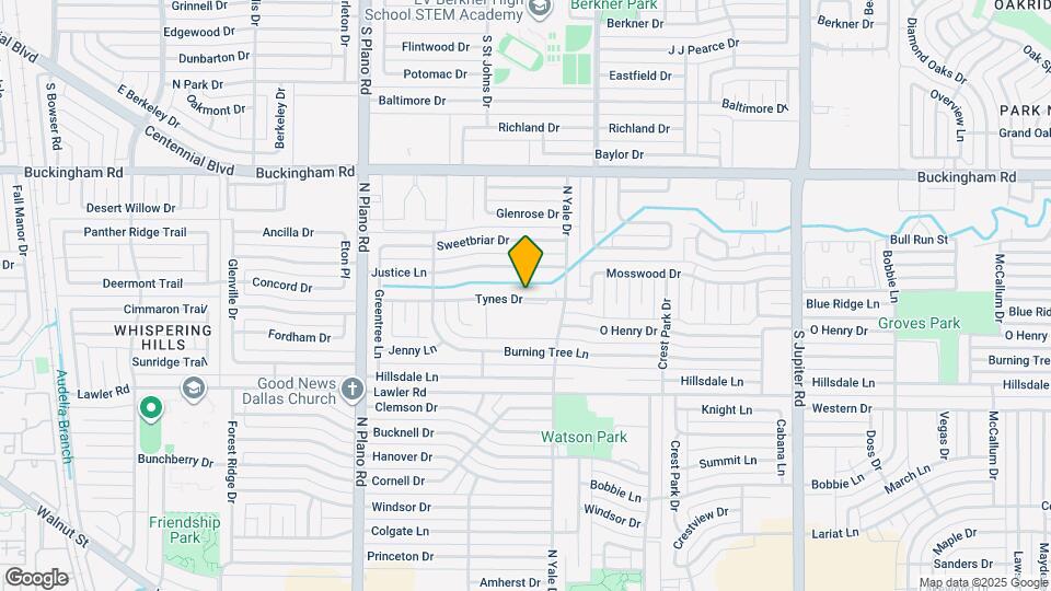 4025 Tynes Dr Map and Location Details