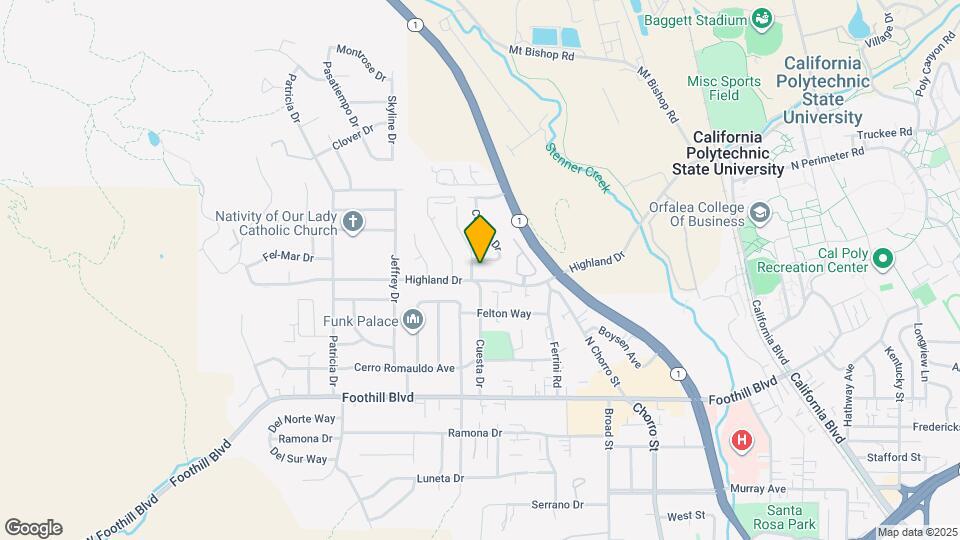 513 Cuesta Dr Map and Location Details