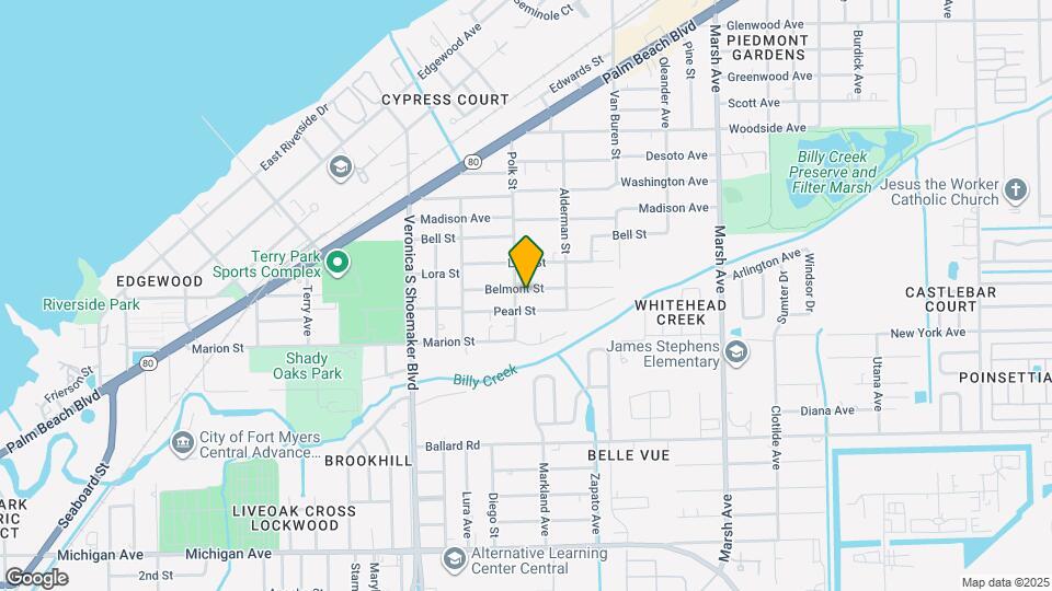 3816 Belmont St Map and Location Details