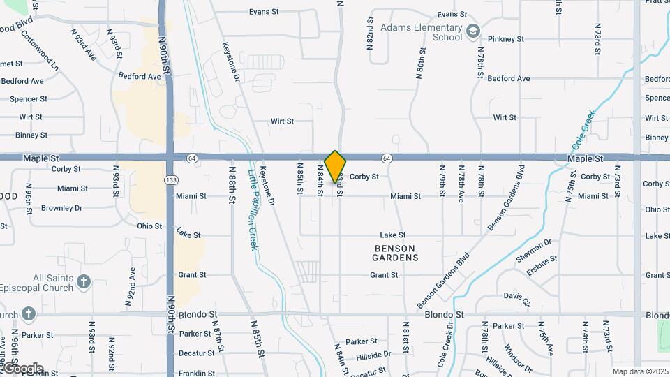 2704 N 83rd St Mapa y Detalles de la Ubicación