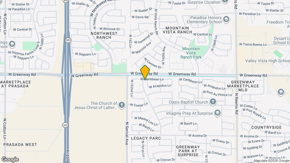 15332 N 161st Dr Map and Location Details