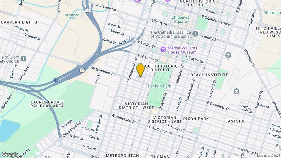 714 Tattnall St Map and Location Details