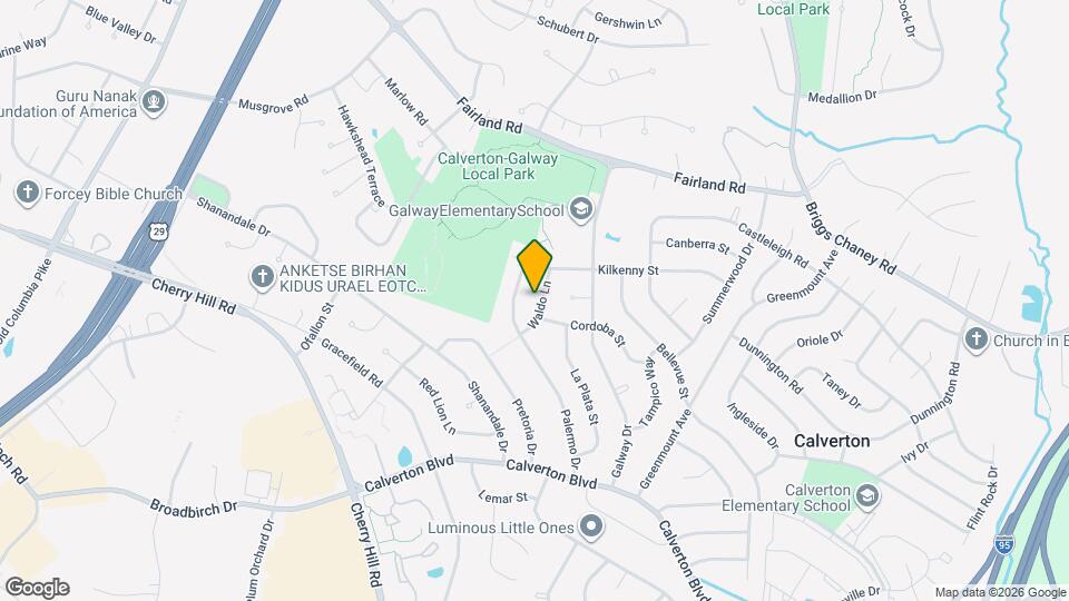 12516 Waldo Ln Map and Location Details