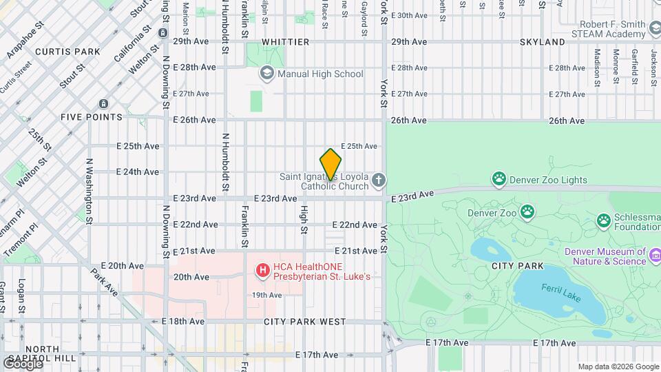 2328 N Race St Map and Location Details