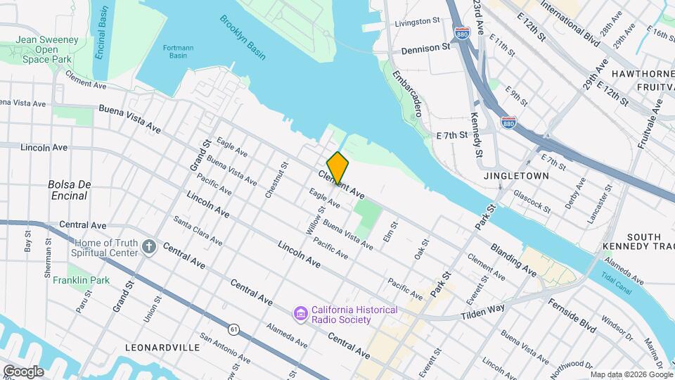 1922 Willow St Map and Location Details