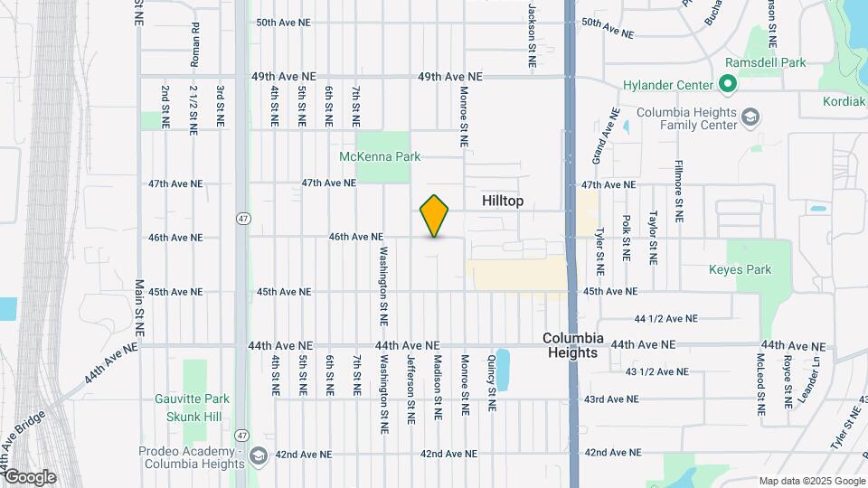 4556 Madison St NE Map and Location Details