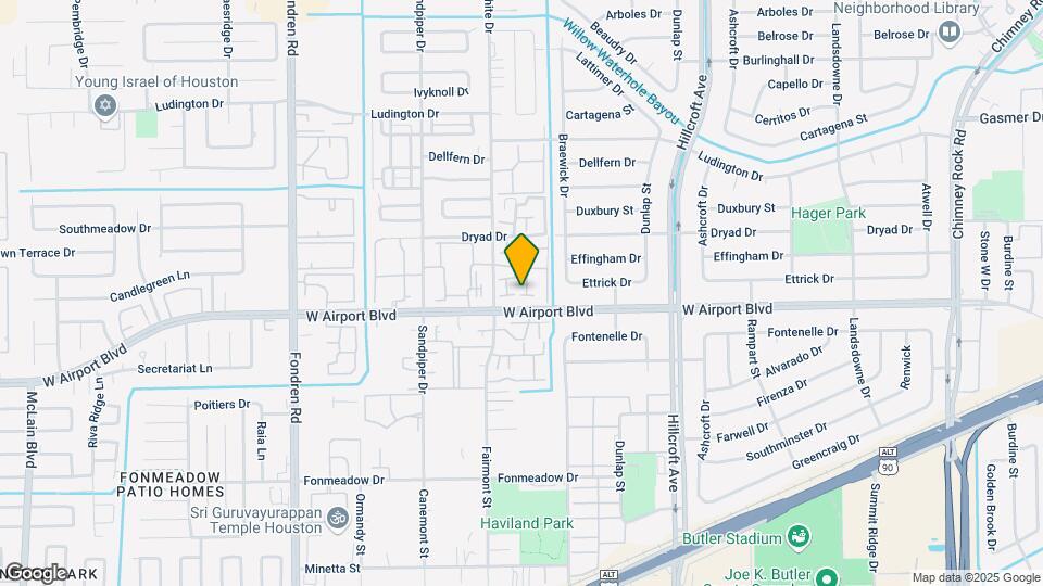 6172 W Airport Blvd Mapa y Detalles de la Ubicación