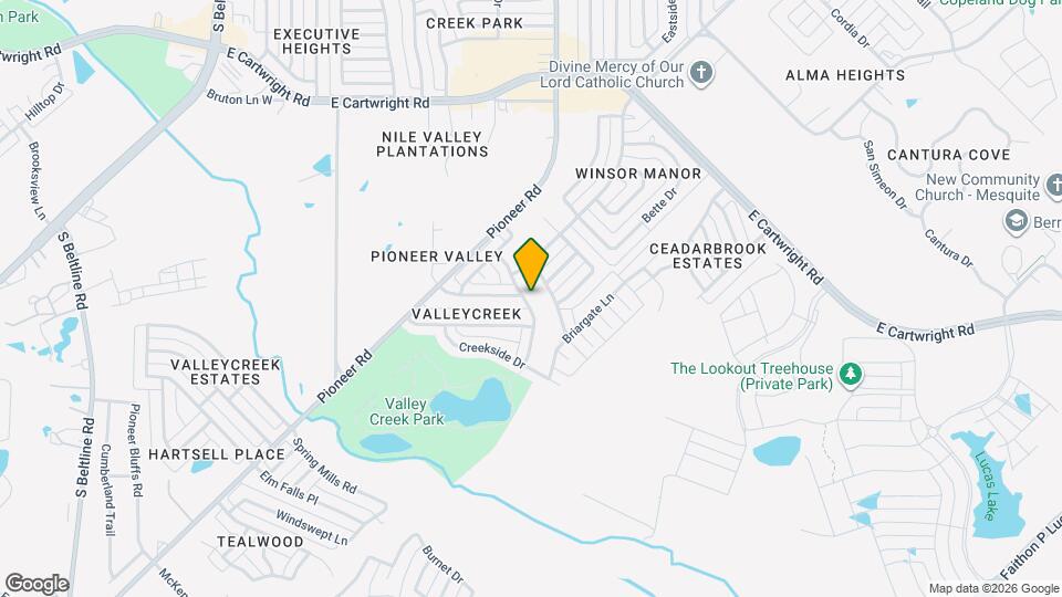 808 Bridgewater Ln Map and Location Details