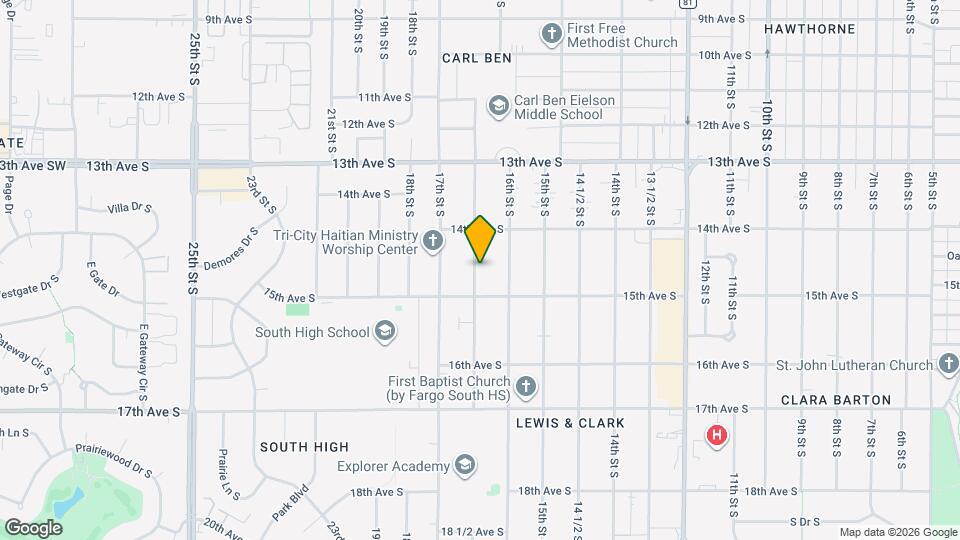 1430-16 1/2 16 1/2 St S Map and Location Details