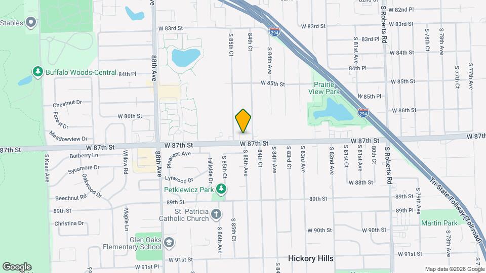 8500 W 87th St, Unit 11 Mapa y Detalles de la Ubicación