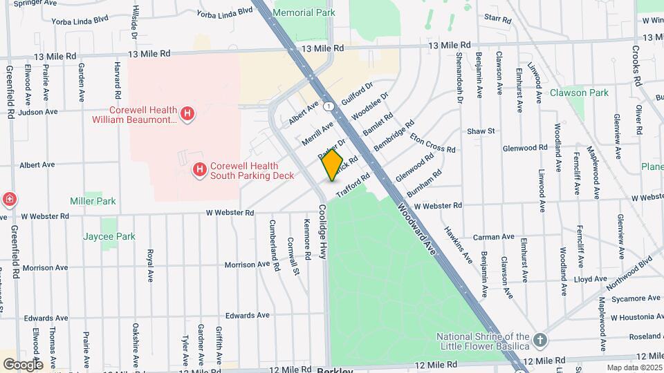 3167 Warick Rd Map and Location Details