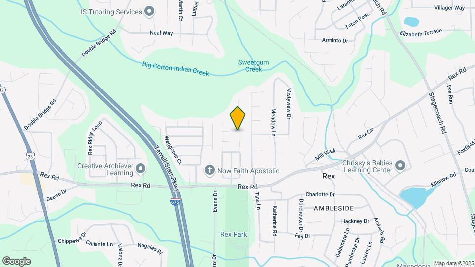 5867 Creekside Dr Map and Location Details