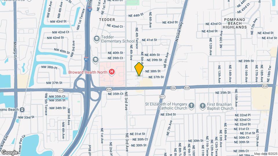 3720 NE 4th Ter Mapa y Detalles de la Ubicación