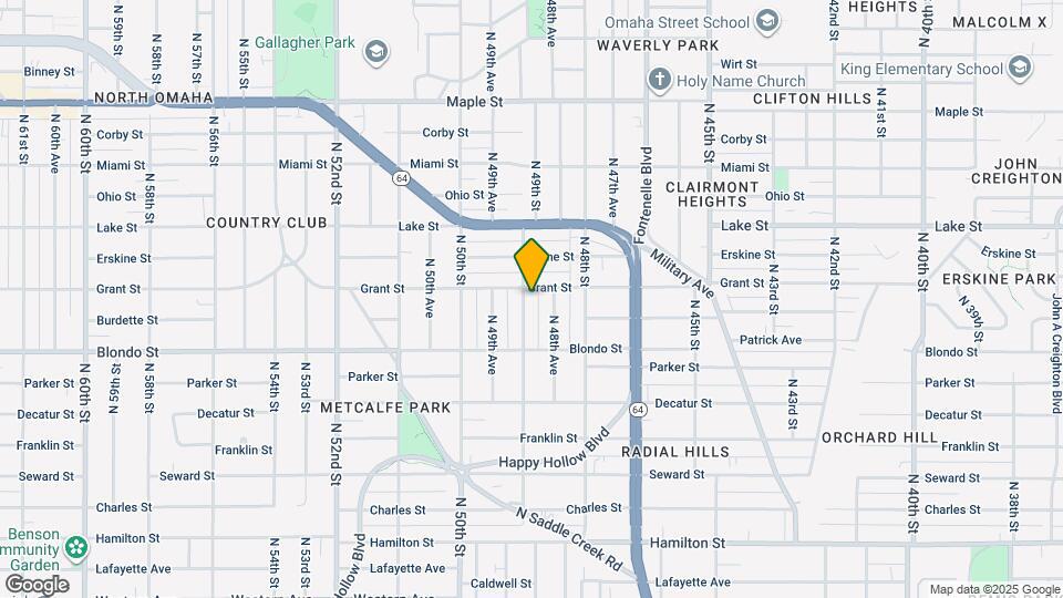 2043 N 49th St Map and Location Details