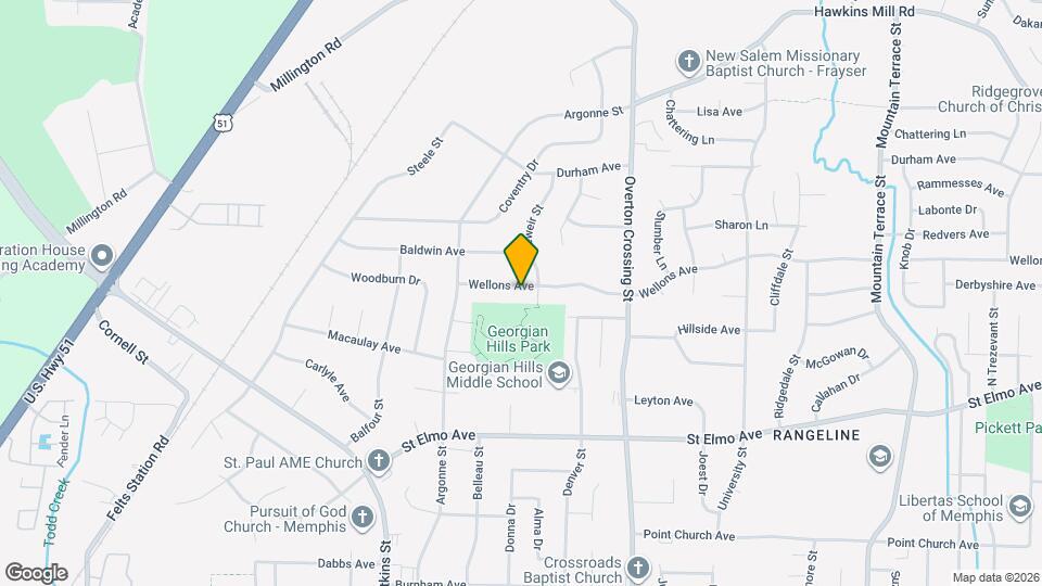 1975 Wellons Ave Map and Location Details