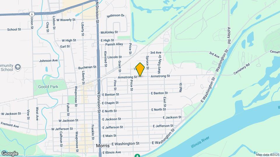 735 Armstrong St Map and Location Details