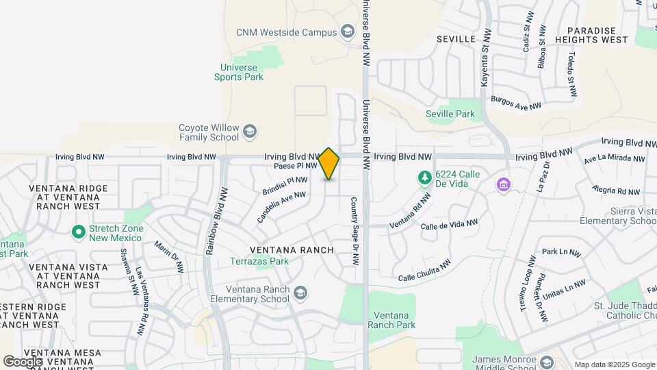6628 Ventana Hills Rd NW Mapa y Detalles de la Ubicación