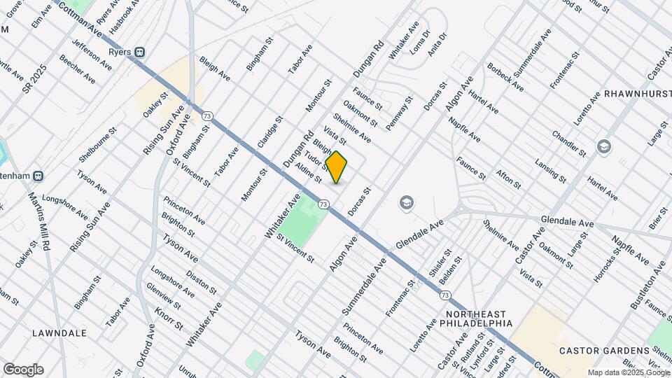 1433 - 1435 Aldine St Map and Location Details