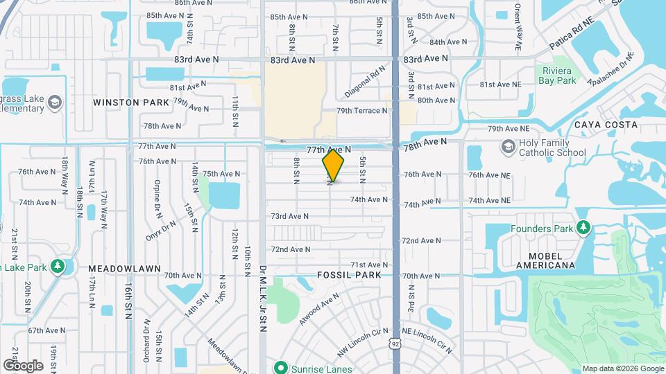 7499 7th St N Map and Location Details