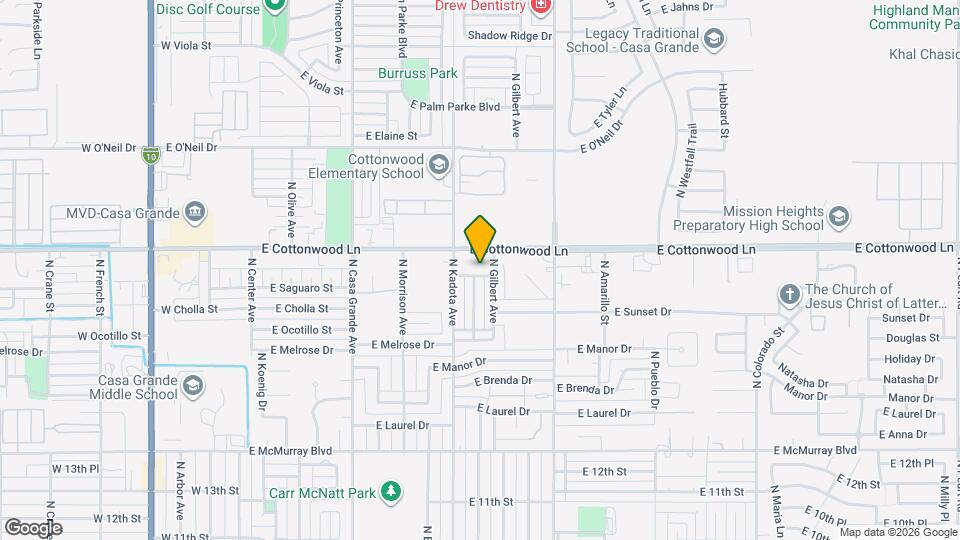 808 E Saguaro St Map and Location Details