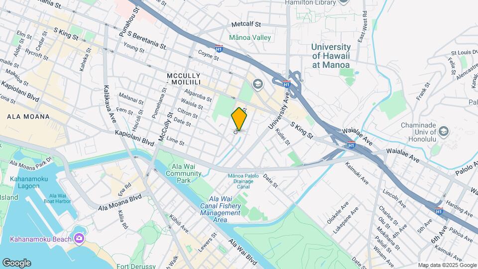 733 Coolidge St Map and Location Details