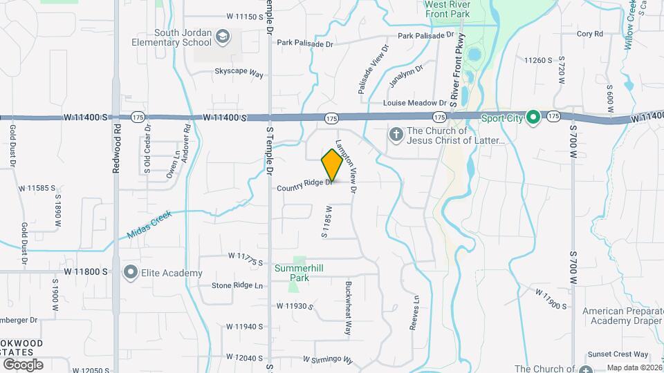 1171 Country Ridge Dr Map and Location Details