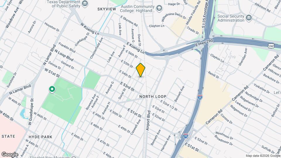 5405 Evans Ave Mapa y Detalles de la Ubicación