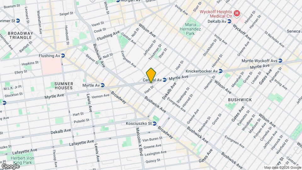 Loft-Like Building, Prim Bushwick Map and Location Details