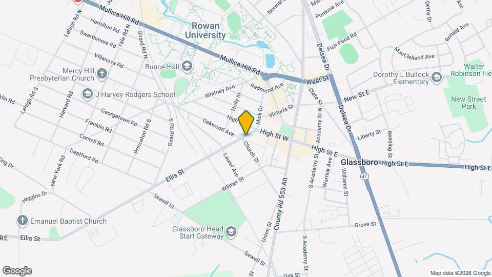 116 Ellis St Map and Location Details