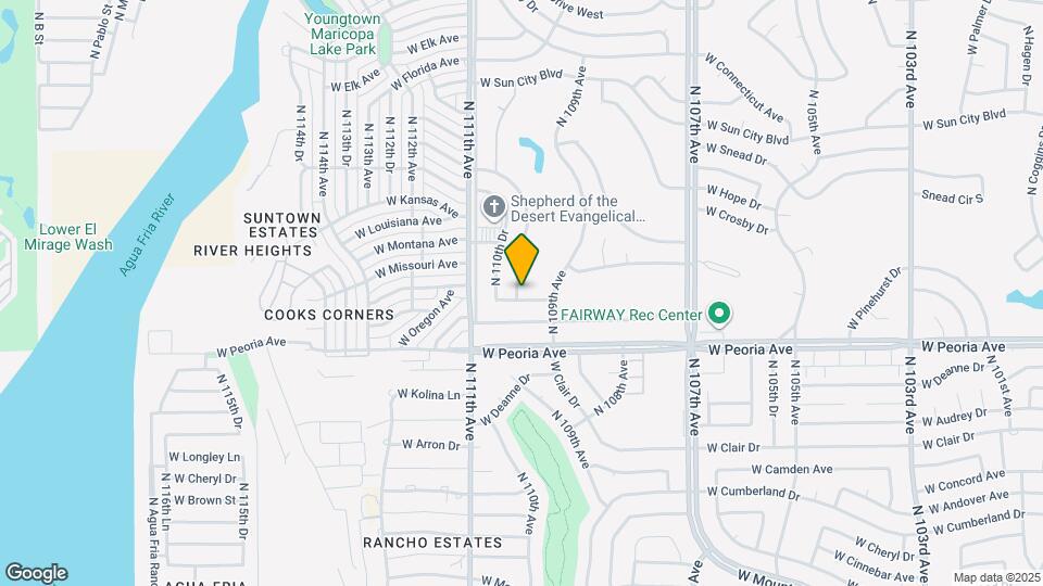 10926 W Greer Ave Map and Location Details