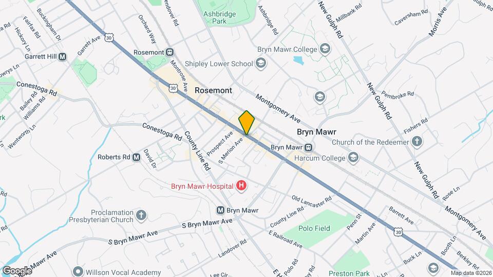 876 W Lancaster Ave Mapa y Detalles de la Ubicación