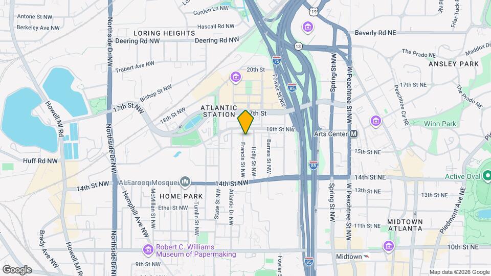 1267 Francis St NW Map and Location Details