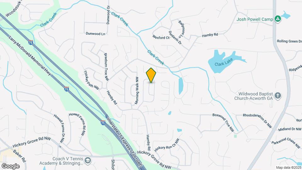 5020 Amber Way NW Map and Location Details