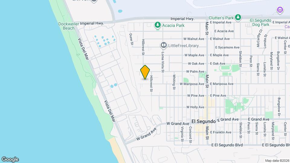 719 W Mariposa Ave Map and Location Details