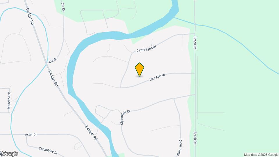 2580 Lisa Ann Dr Map and Location Details