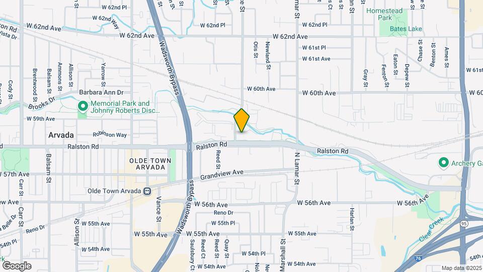 6764 W 58th Pl Map and Location Details