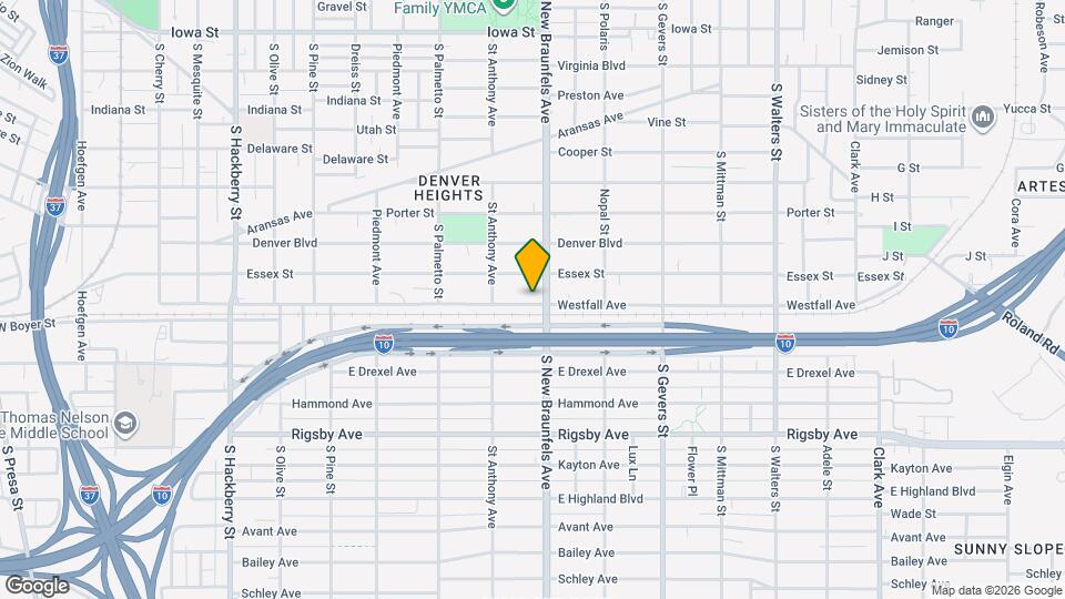 837 Westfall Ave Map and Location Details