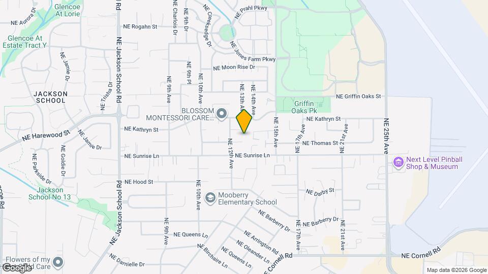 1239 NE Thomas St Map and Location Details