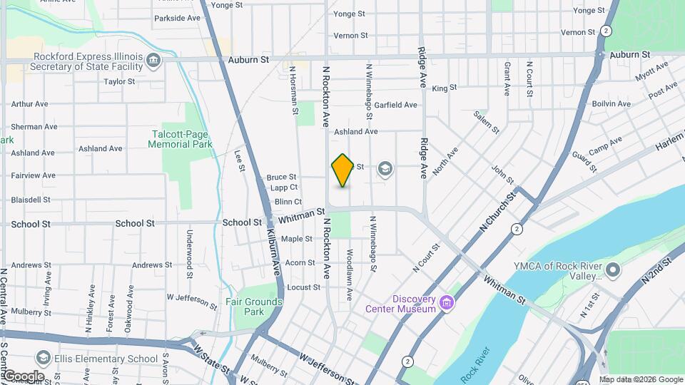 920 Woodlawn Ave Map and Location Details