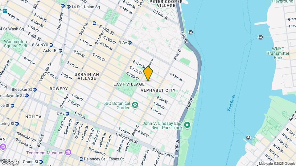 361 East 10th Street Map and Location Details