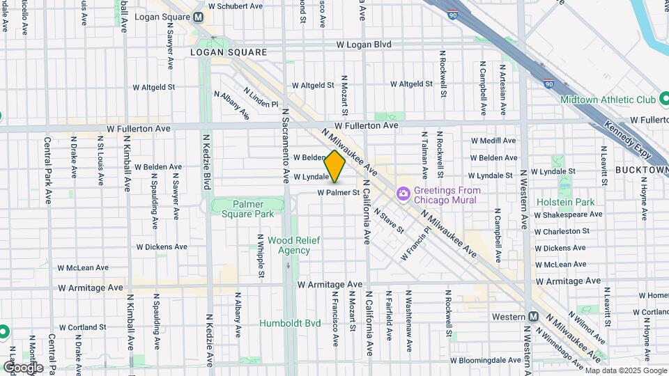 2848 W Palmer St Map and Location Details