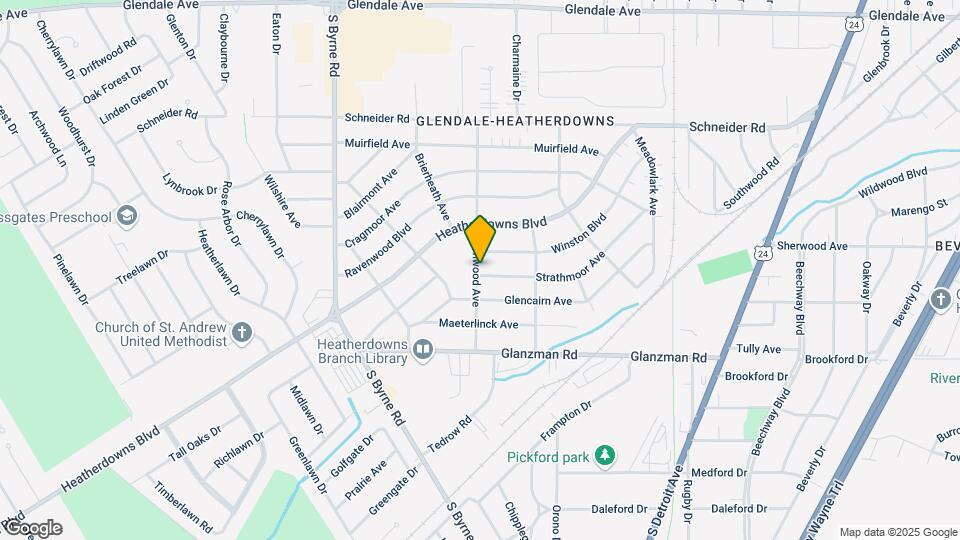 3162 Strathmoor Ave Map and Location Details