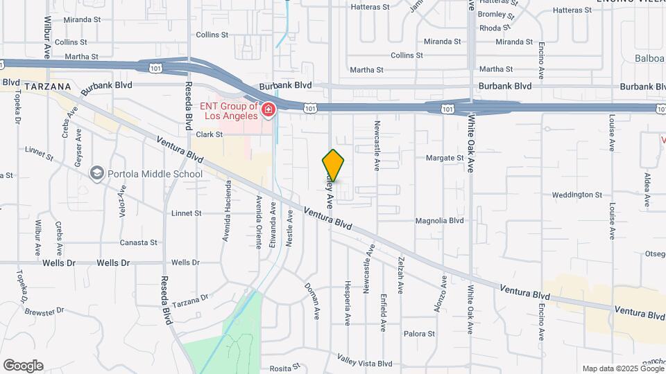 5310 Lindley Ave Map and Location Details