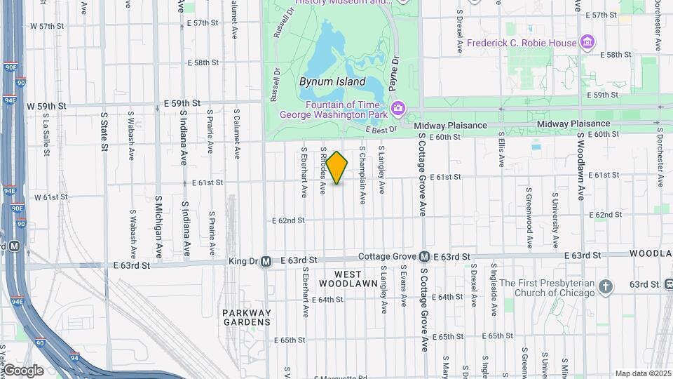 6112 S St Lawrence Ave Mapa y Detalles de la Ubicación