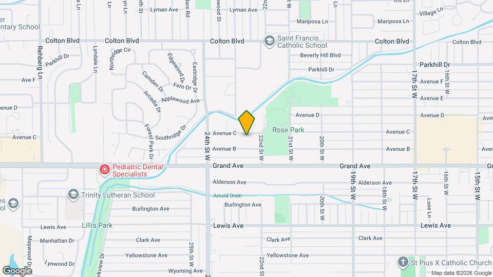 2252 Avenue C Map and Location Details