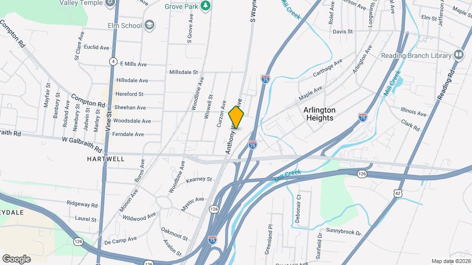 8346 Anthony Wayne Ave Map and Location Details