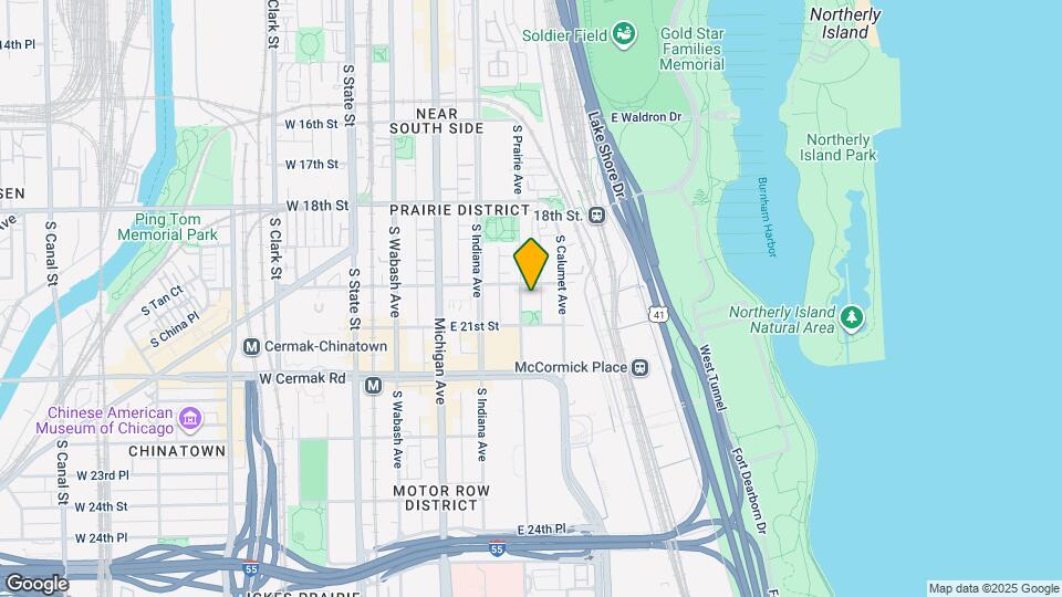 2013 S Prairie Ave Map and Location Details