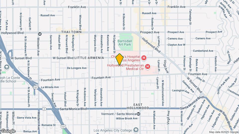 1401 N Catalina St Mapa y Detalles de la Ubicación