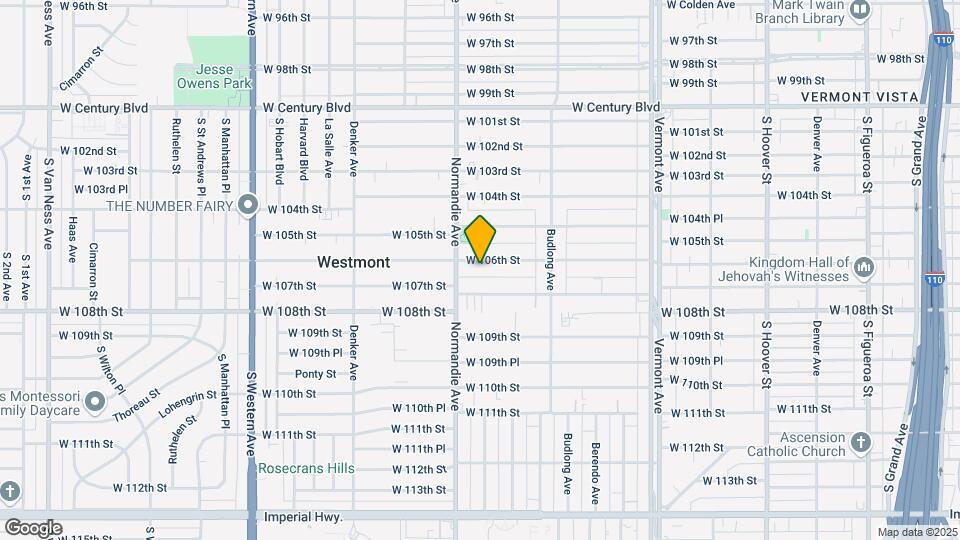 1330 W 106th St Map and Location Details