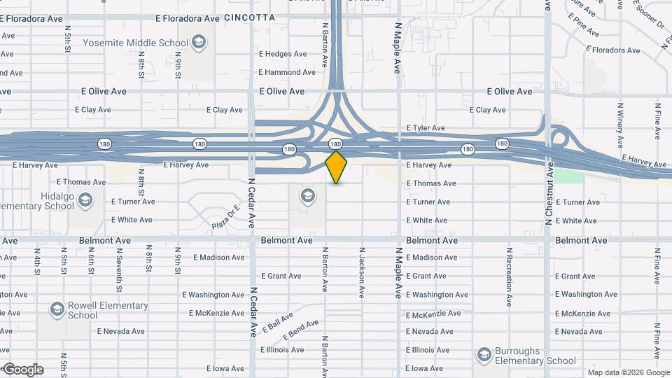 4510 E Thomas Ave Map and Location Details